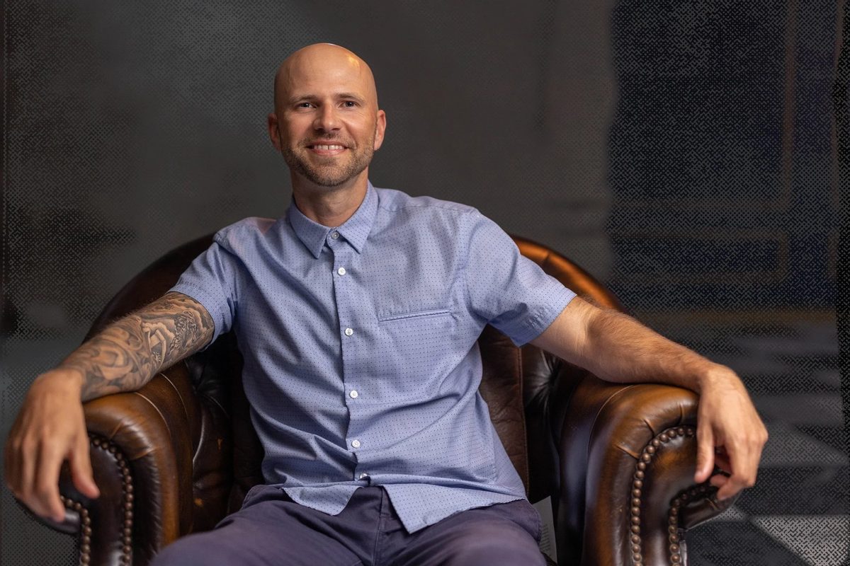 Jordan Rogers, seated portrait